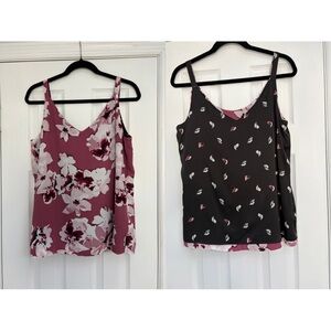 NWT White House Black Market Silky Reversible‎ Tank Small